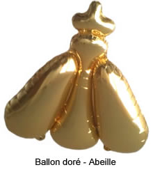 Ballon doré en forme d'abeille Guerlain
