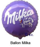 Ballon publicitaire Milka