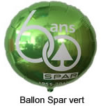 Ballon vert rond