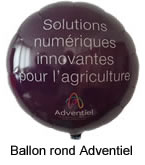 Ballon personnalisé pour Adventiel