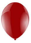Ballon  bordeaux translucide