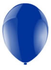 Ballon bleu transparent